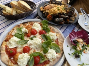 a cena da ristorante pizzeria castello